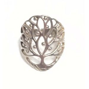 STERLING TREE OF LIFE SZ 6.5 THAILAND RING